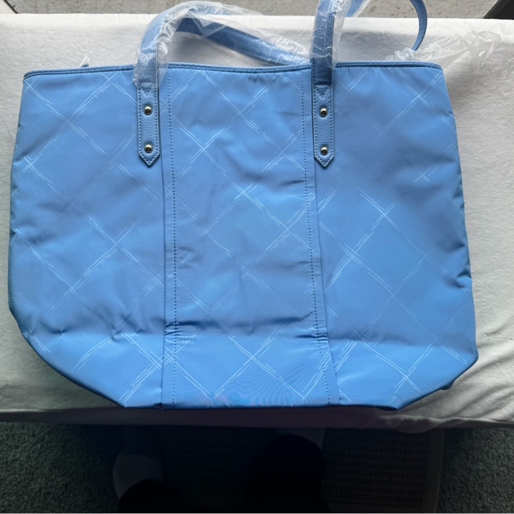 New Vera Bradley light blue nylon tote
